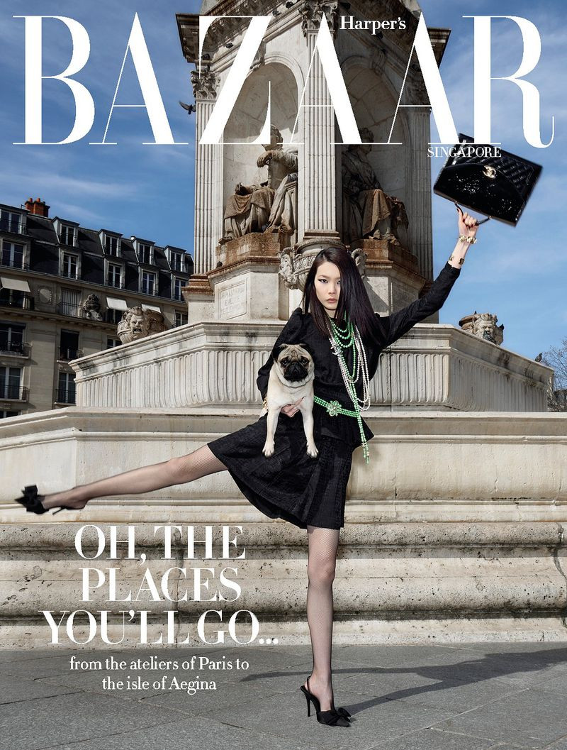 Sherry Shi for Harper's Bazaar Singapore